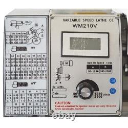 WM210V lathe Inch Thread Metal Lathe Precision Lathe Brushless Motor Lathe