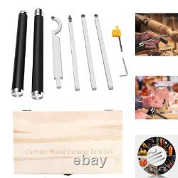 Wood Hollowing Turning Tools 4pcs Lathe Cutting Carbide Diferent Type WoodWork