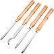 Wood Hollowing Turning Tools 4pcs Lathe Cutting Carbide Diferent Type Woodwork