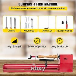 Wood Lathe 14 x 40, Power Wood Turning Lathe 1/2HP 4 Speed 1100/1600/2300/3400