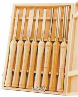 Wood Lathe 8Pc Hss Chisel Setideal Chisel Kit for Turning Pens Pepper Mills