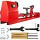 Wood Turning Lathe Benchtop 1/2 Hp 4 Speed With 3 Chisels For High Speed Work