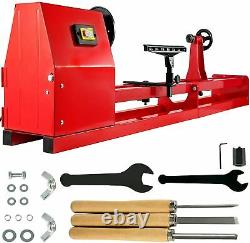 Wood Turning Lathe Benchtop Variable Speed Woodturning Tool 14 x 40 / 4 Speed