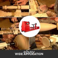 Wood Turning Lathe Benchtop Variable Speed Woodturning Tool 14 x 40 / 4 Speed