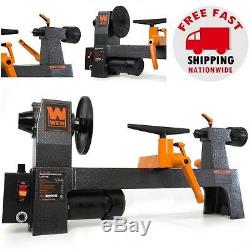 Wood Turning Lathe Benchtop Variable Speed Woodturning Tool Centering Drilling