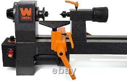 Wood Turning Lathe Benchtop Variable Speed Woodturning Tool Centering Drilling