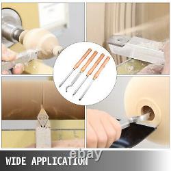 Wood Turning Tools for Lathe, Carbide Lathe Tools 4 PCS, Turning Lathe Chisels