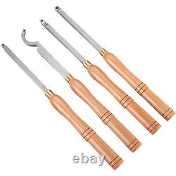 Wood Turning Tools for Lathe, Carbide Lathe Tools 4 PCS, Turning Lathe Chisels