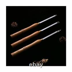 Woodturning Carbide Lathe Tools, 17 Full Size Wood Turning Tool Set of 3 Rou