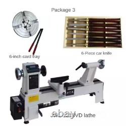 Woodworking Lathe Home Multi-function Small Turning Machine with Turning Tool