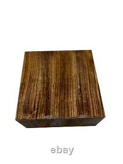Zebrawood Bowl/Platter Turning Wood Blank Square Carving Wood Block Lathe