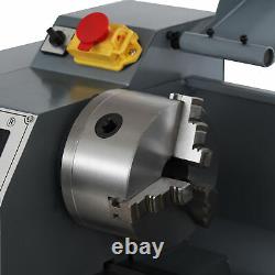 2250rpm Mini Lathe Machine For Turning Cutting Drilling Threading Metal 8x16