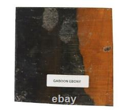 Beautiful Gaboon Ebony Turning Bowl Blanc Lathe 8 X 8 X 4
