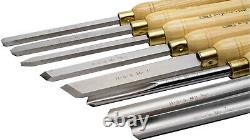 Ciseau Set Wood Lathe 8-piece High Speed Small Pens Spindles Bowls Turning Tools