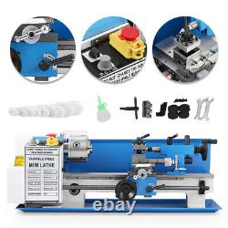 Digital Turning Package Cj18a Metal Blue 7''x14'' Milling Mini Lathe Withaccessory