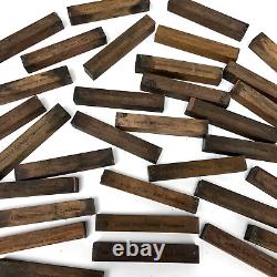 Lot de 100 ébauches de stylo en bois de cocobolo pour tournage sur bois, fabrication de stylos, tournage sur tour.