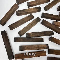 Lot de 100 ébauches de stylo en bois de cocobolo pour tournage sur bois, fabrication de stylos, tournage sur tour.