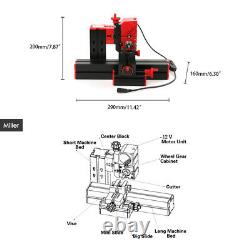 Machine De Tournage De Fraisage De Fraisage De La Tour T4u5 Pour Perceuse De Fraiseuse De Mini-jigsaw Bricolage