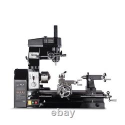 Machine combinée tour, perceuse et fraiseuse 3 en 1 110V 220V pour métal