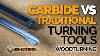 Outils De Tournage En Carbure Vs Gouge à Bol Traditionnelle Hss Vidéo