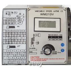 Petit Tour Métallique WM210V Instrument de Précision à Moteur Sans Balai 110V