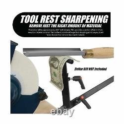 Pro Grind Sharpening System For Lathe Turning Tools Slotted Platform Tool Rest