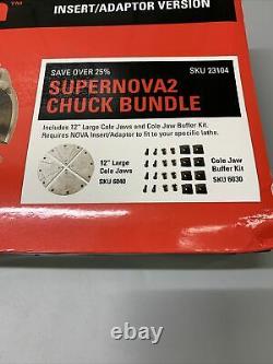 Teknatool T32359 Supernova2 Bowl Turning Chuck Bundle Insert Version