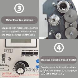 Tour à métaux de précision métrique WM210V 110V 900W 8x16