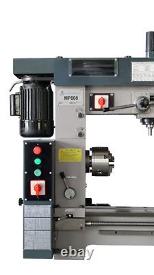 Tour-fraiseuse-combinée M. I. S. Industrial MP800 de 16 x 32 (Smithy)