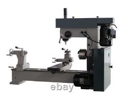 Tour-fraiseuse-combinée M. I. S. Industrial MP800 de 16 x 32 (Smithy)
