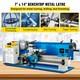 Vevor Tour à Métaux Mini 550w Outil Machine 7x14 Vitesse Variable 2250rpm Outil