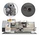 Wm210v 110v Tour Métallique 8''x16'' Tour à Bois Industriel Filetage Métrique