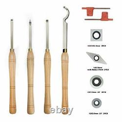 Yufutol Carbide Tipped Wood Turning Outils Lathe Set Finisher/rougher/detaile